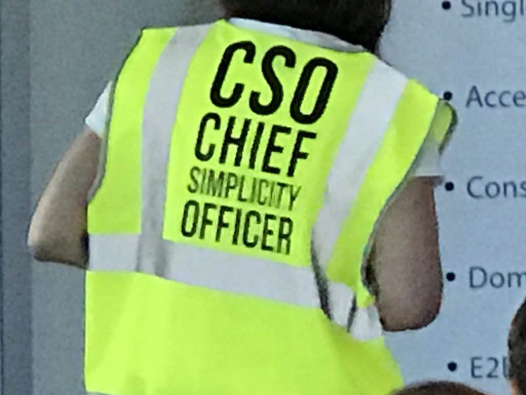 Chief Simplicity Officer