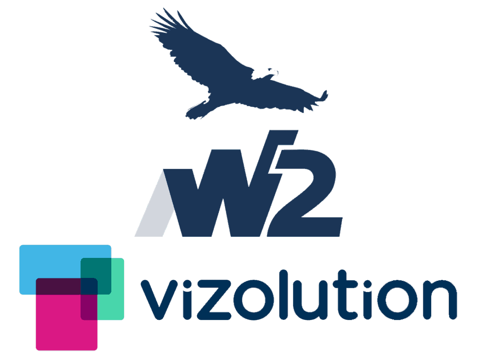 W2 and Vizolution logos